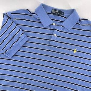 Polo Ralph‎ Lauren Striped Polo Shirt Classic Fit Short Sleeve XL